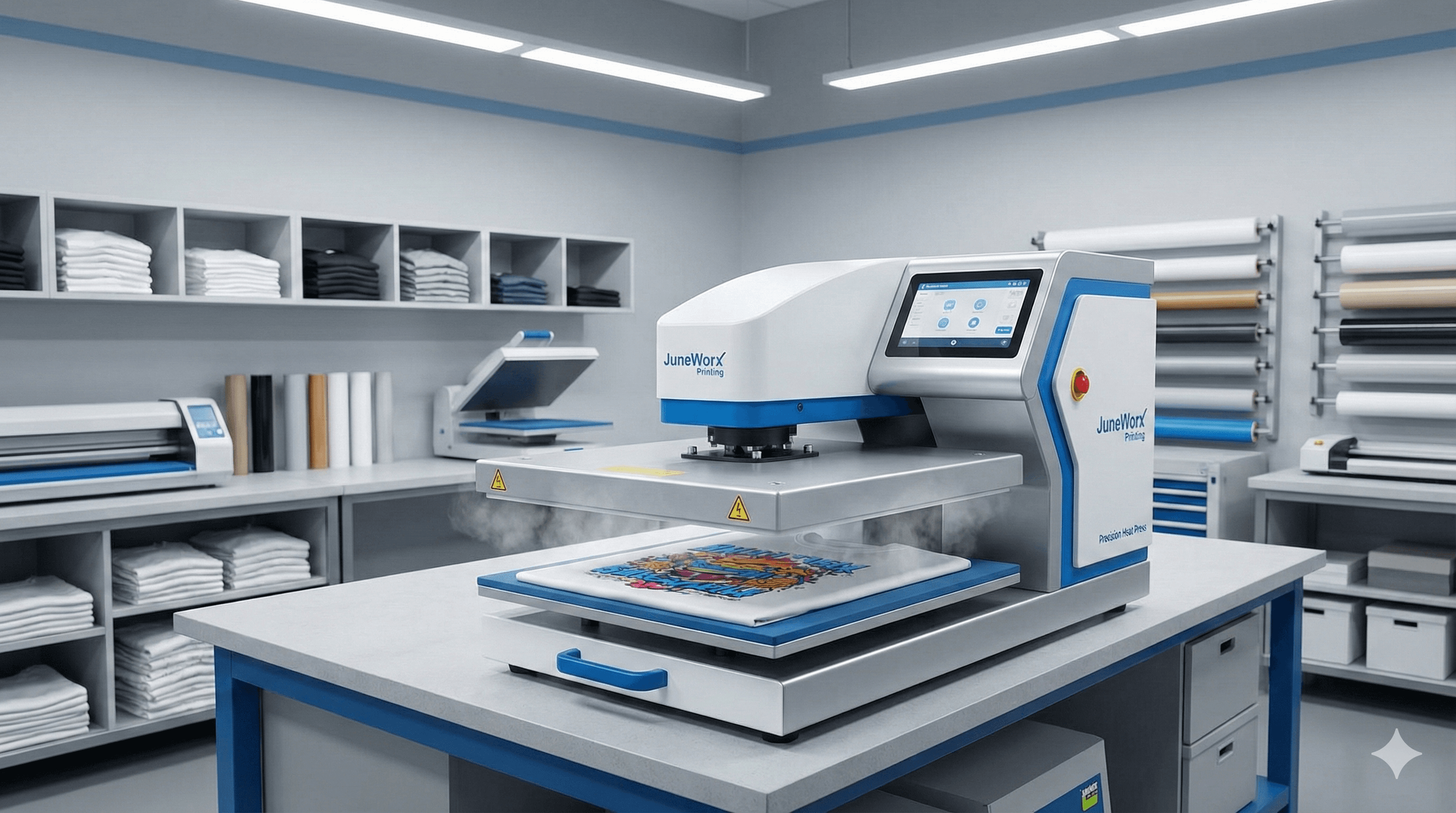 Industrial Heat Press Machine - High Precision